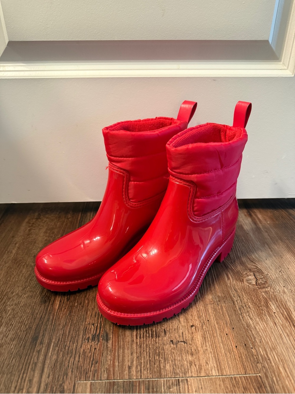 Charter Club Red Waterproof Rain Boots
